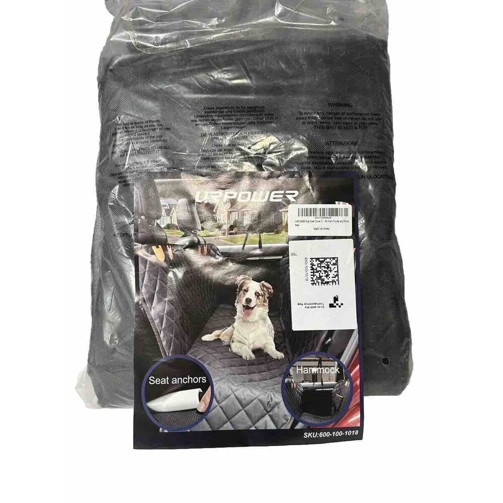URPOWER Dog Car Seat Cover for Back Seat, Waterproof Dog Car Hammock Dog Seat Co